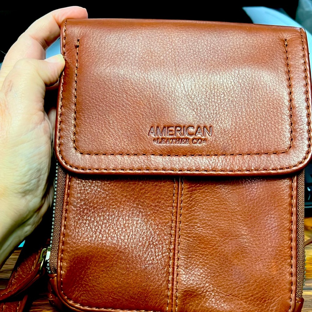 American Leather co Crossbody bag
